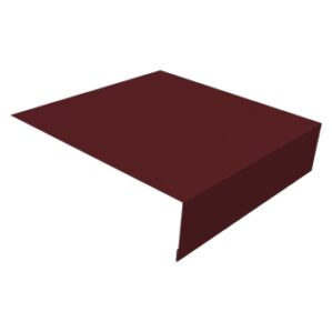 Планка околооконная простая 200х50 0,4 PE с пленкой RAL 3005 красное вино (2м)