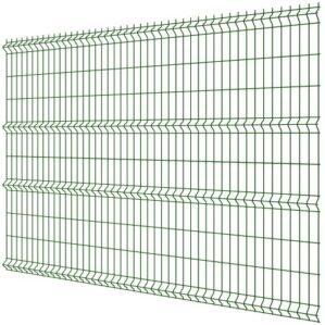 Панель LIGHT 2,03х2,50м RAL6005 Зеленый Мох сварная 3Д сетка гиттер
