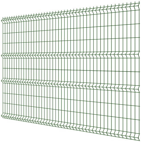 Панель LIGHT 2,03х2,50м RAL6005 Зеленый Мох сварная 3Д сетка гиттер
